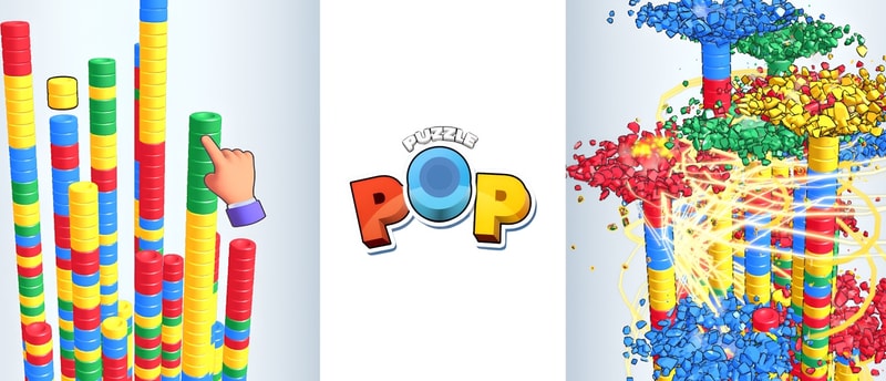 Pop Puzzle Ücretsiz Oyna - Renkli Blok Bulmaca Oyunu