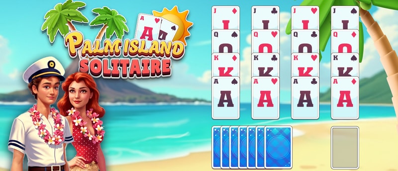 Palm Island Solitaire - Free Card Game for Relaxing Play