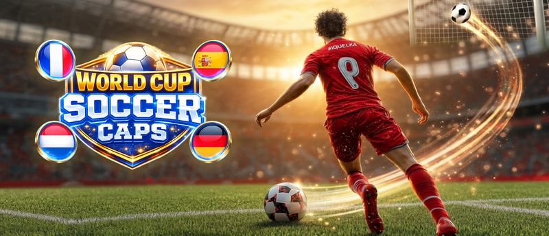 World Cup Soccer Caps - Fun Tabletop Soccer Game to Play Online