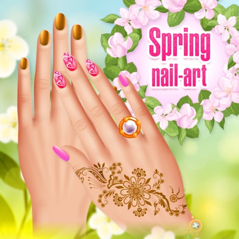 Spring Nail-Art - Free Nail Salon & Manicure Game