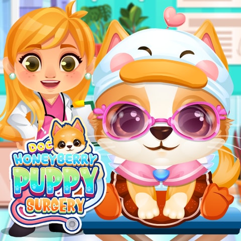 Doc HoneyBerry Puppy Surgery - Fun Animal Care & Vet Games