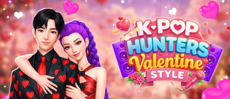 K-Pop Hunters Valentine Style - Dress Up & Play Game for Romance & Fashion