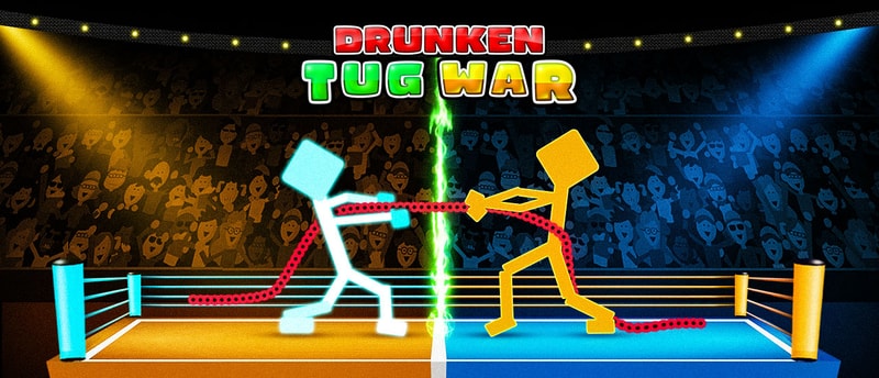 Drunken Tug War - Play Online Rope Pulling Game for Free