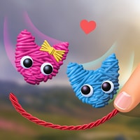 Love Cats Rope Puzzle - Free Online Casual Game to Play