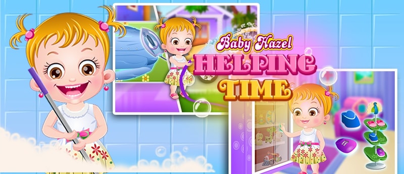 Baby Hazel Helping Time - Fun Family Chore Play Game for Kids