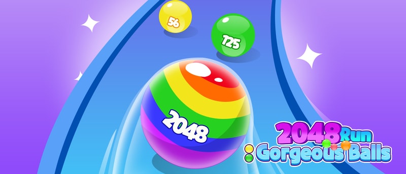 2048 Run Gorgeous Balls - Play Free Puzzle Arcade Game