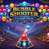 Bubble Shooter Crystal Hunt - Play Free Bubble Puzzle Game