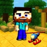 Mineblock Helicopter Adventure - Play Free Online Game