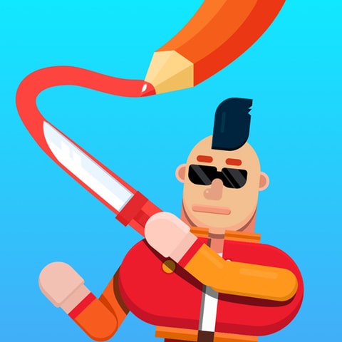 Draw Knife - Juego de acertijos y disparos gratis