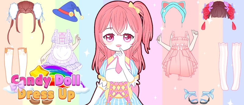 Candy Doll Dress Up - Fun Fashion Play Game for Girls