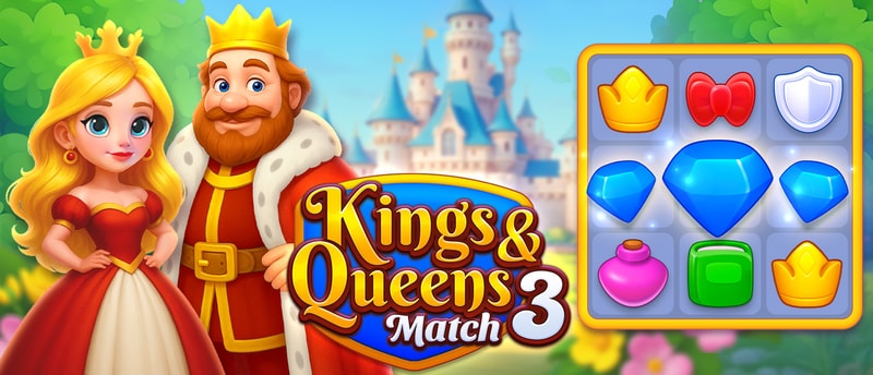 Kings and Queens Match 3