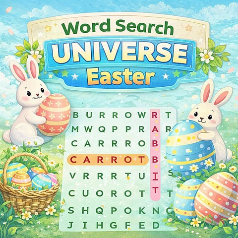 Word Search Universe Easter - Ücretsiz Kelime Bulmaca Oyunu