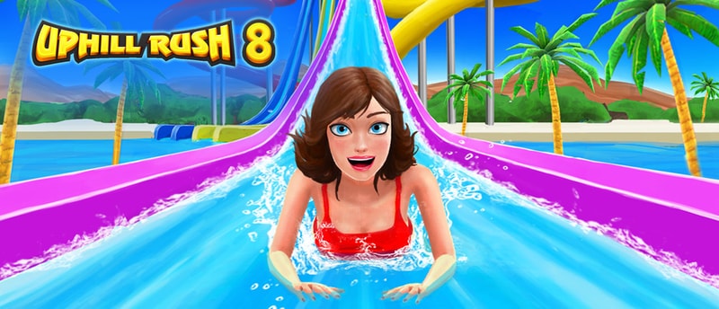 Uphill Rush 8 - Free Online Water Slide Racing Game