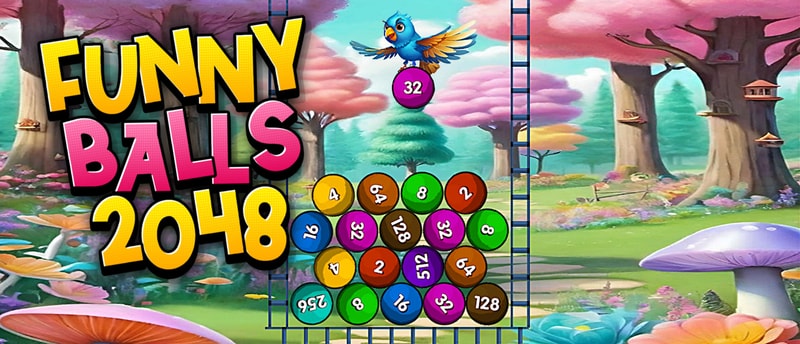 Funny Balls 2048 - Play Puzzle & Casual Physics Game Online Free