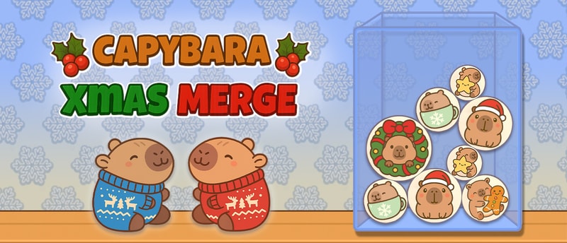 Capybara Xmas Merge