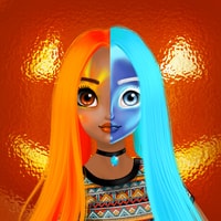 Princess Halloween Makeup Half-Faces Tutorial - Dress Up Game for Girls