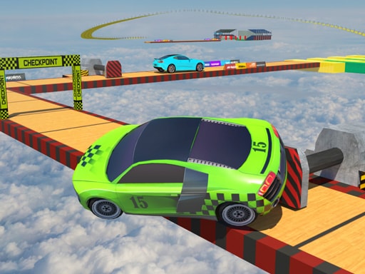 Real Impossible Sky Tracks Car Driving - Play Game & Race Online