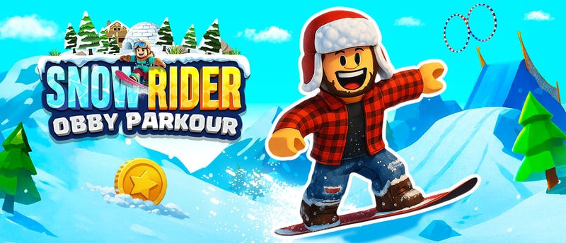 Snow Rider Obby Parkour - Play Snowboarding Game Online & Free