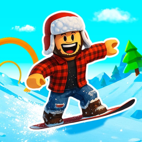 Snow Rider Obby Parkour - Juego de snowboard y parkour en línea