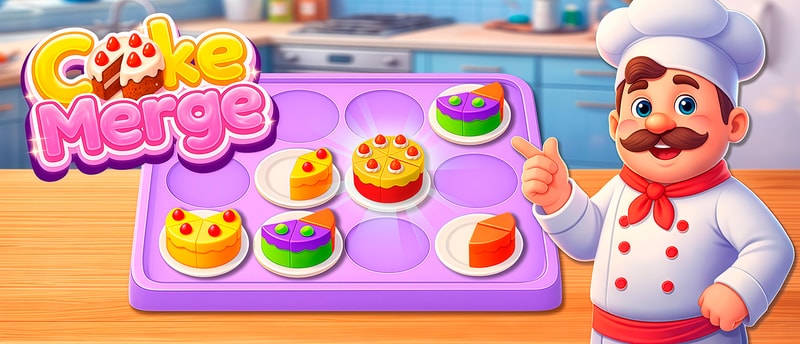 Cake Merge - Fun Puzzle & Matching Game to Play Online