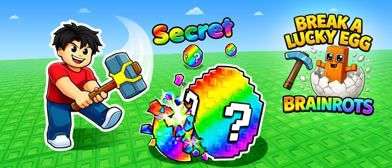 Break a Lucky Egg Brainrots - Juego de Colección Casual y Estrategia