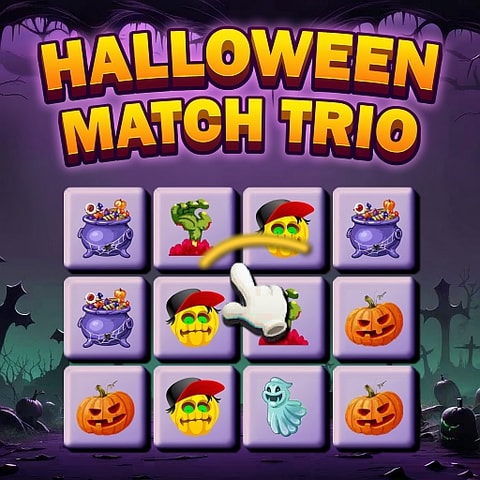 Halloween Match Trio - Free Match-3 Puzzle Game to Play