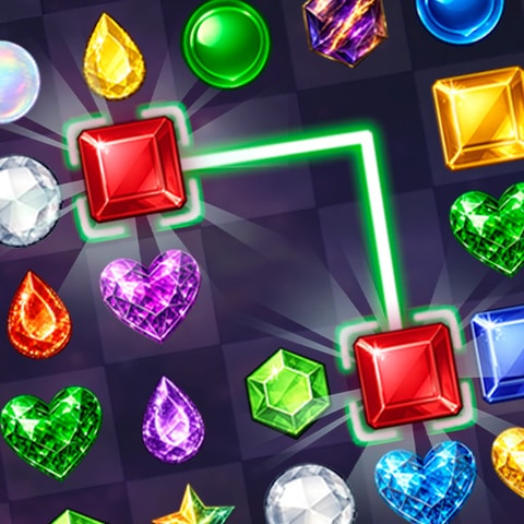 Jewel Link Match 2 - Free Connect Puzzle Game to Play Online