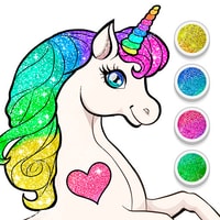 Unicorn Dress Up Coloring Book - Play Free Coloring & Dress Up Game for Girls