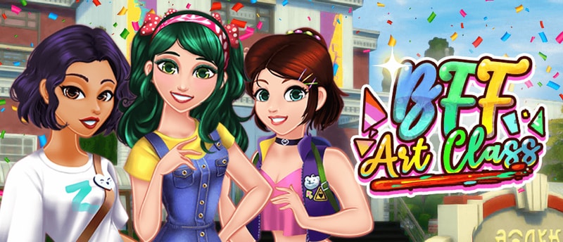 BFF Art Class - Juego de vestir y maquillaje para niñas
