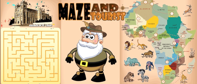 Maze And Tourist - Fun Travel Adventure Game for Exploring Africa