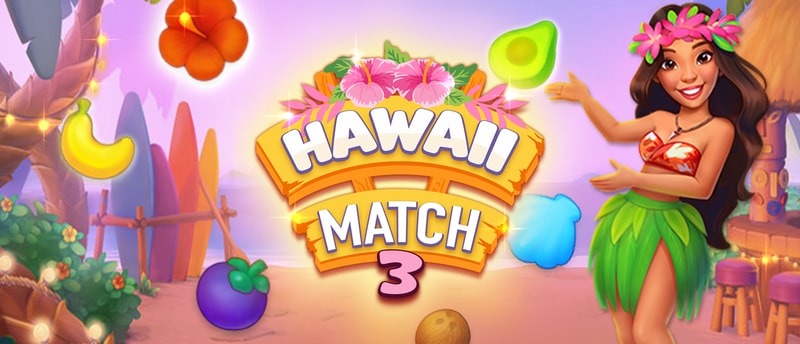 Hawaii Match 3 - Free Match-3 Puzzle Game to Play Online