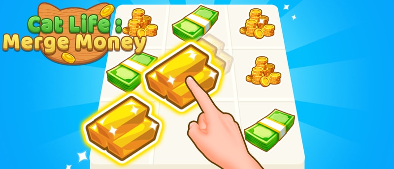 Cat Life Merge Money