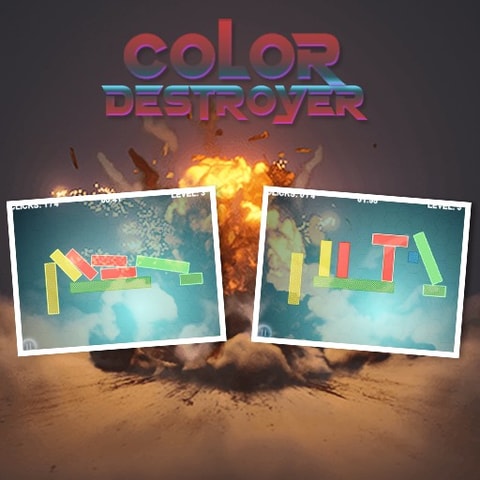 Color Destroyer Ücretsiz Oyna - Renkli Şekil Yok Etme Oyunu
