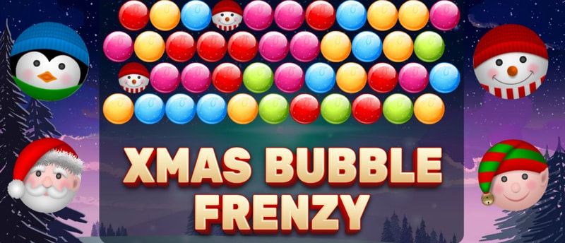 Xmas Bubble Frenzy - Free Bubble Shooter & Match-3 Game