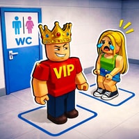 Obby Toilet Line - Fun Idle Queue Game to Play Online