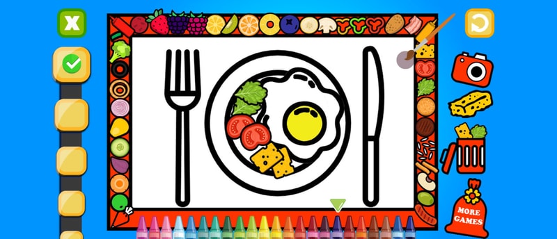 Color and Decorate Dinner Plate