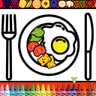 Color and Decorate Dinner Plate