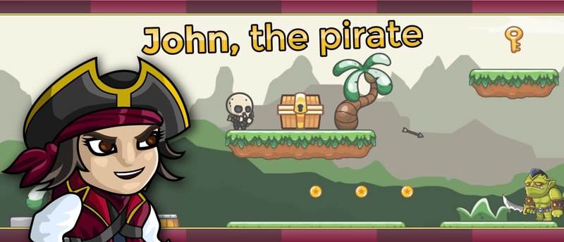 John, the Pirate - Free Adventure Platformer Game