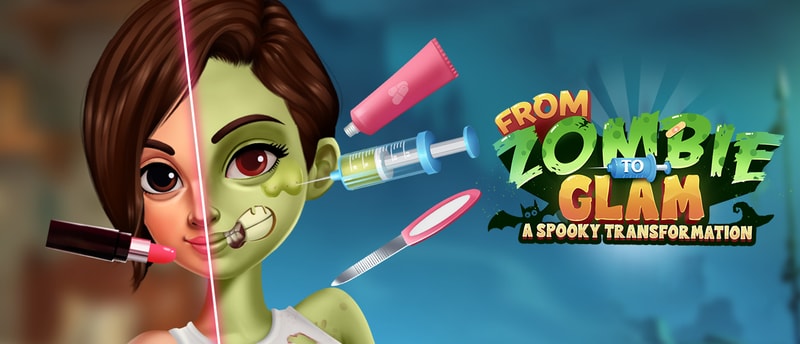From Zombie to Glam: Spooky Halloween Makeover Game for Kids
