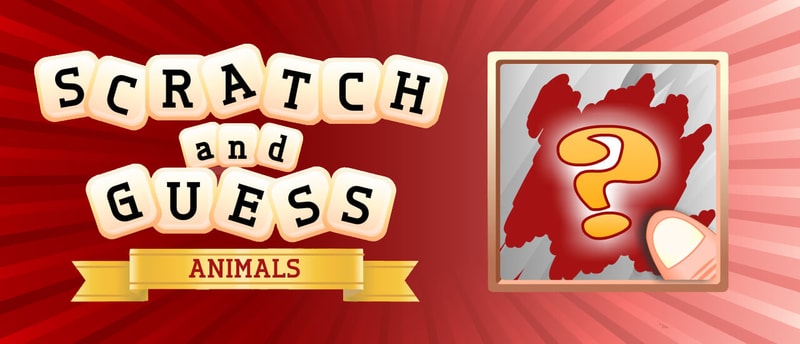 Scratch & Guess Animals - Fun Animal Puzzle Game for Free