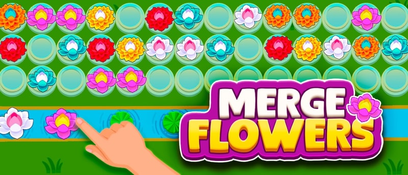 Merge Flowers - Ücretsiz Eşleştirme ve Bulmaca Oyunu