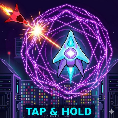 Tap-Hold: Juego de arcade de vuelo cyberpunk gratis
