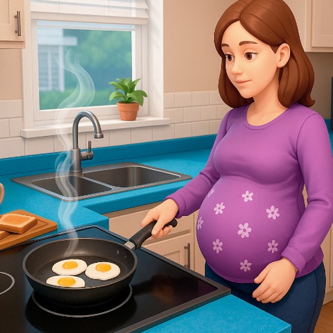 Bloom Within: Juego de simulador de embarazo y vida familiar