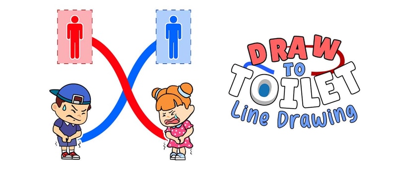 Draw To Toilet - Line Drawing Puzzle Game for Free
