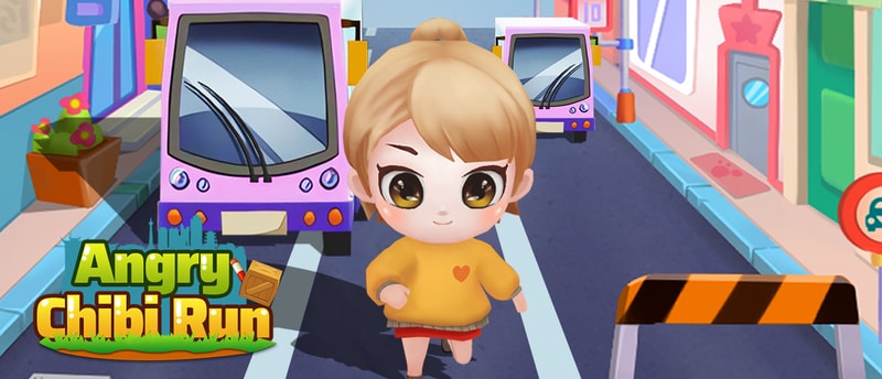 Angry Chibi Run - Endless Running Game for Free