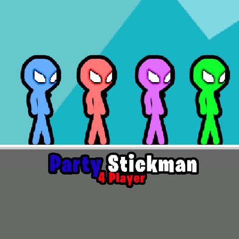 Party Stickman 4 Kişilik Oyna - Eğlenceli Çocuk ve Arkadaşlar Oyunu