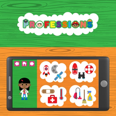 Professions - Juego educativo para niños en línea y gratis