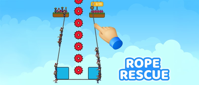 Rope Rescue! - Unique Puzzle