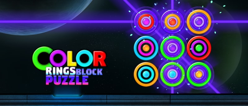 Color Rings Block Puzzle - Juego de Rompecabezas de Anillos de Colores Gratis