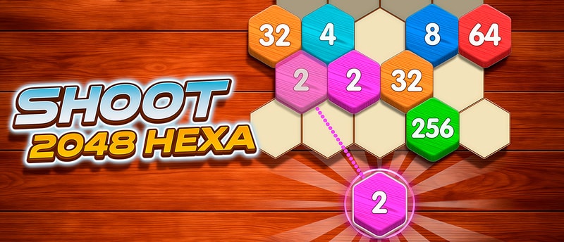 Shoot 2048 Hexa - Play Puzzle Game Online for Free